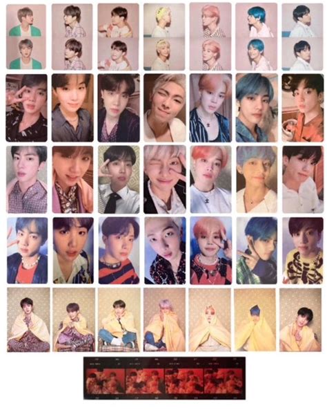 Key principles of MAP Map Of The Soul Persona Photocards